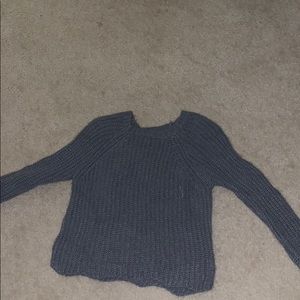 American eagle scalloped sweater